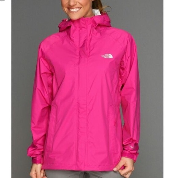 Pink Hyvent North Face Rain Jacket 